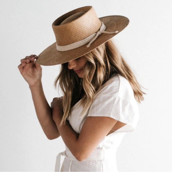 GIGI PIP Accessories - GIGI PIP BRE STRAW PORK RIVER SAGUARO GUATEMALAN PIE HAT